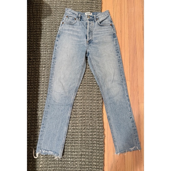 🌷sold🌷AGOLDE • Riley High Rise Straight Crop - Picture 4 of 8